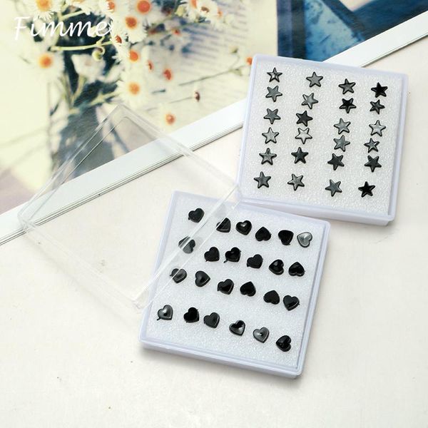 stud 12 pairs/lot heart/star/triangle shape earrings for woman trendy black color square/round earring jewelry girls accessories, Golden;silver
stud 12 pairs/lot heart/star/triangle shape earrings for woman trendy black color square/round earring jewelry girls accessories, Golden;silver