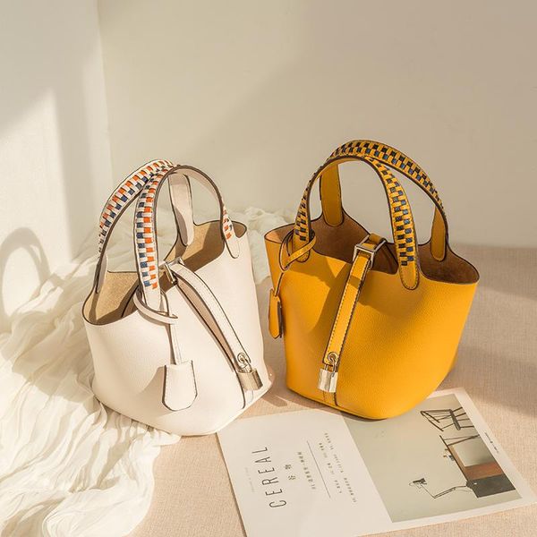 evening bags women's bucket bag woven shoulder basket female drawstring handbag tote pu leather composite designer
evening bags women's bucket bag woven shoulder basket female drawstring handbag tote pu leather composite designer