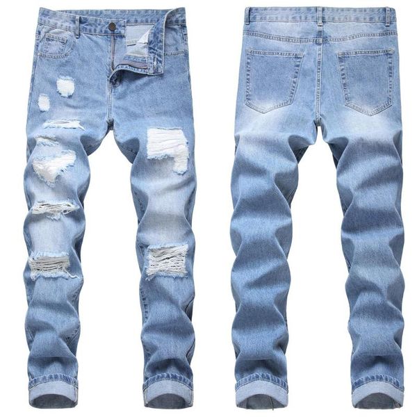 men's jeans men's non-elastic slim white feet pants summer thin section tide brand casual trend all-match light-colored, Blue
men's jeans men's non-elastic slim white feet pants summer thin section tide brand casual trend all-match light-colored, Blue