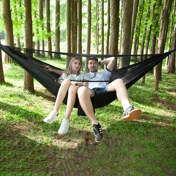 camping hammock double single lightweight hammock with hanging ropes for backpacking hiking travel beach garden
camping hammock double single lightweight hammock with hanging ropes for backpacking hiking travel beach garden