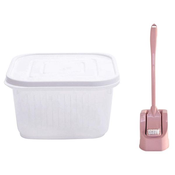 storage bottles & jars 5pcs fresh box refrigerator fruit and vegetable 1x double-sided toilet brush with bracket
storage bottles & jars 5pcs fresh box refrigerator fruit and vegetable 1x double-sided toilet brush with bracket