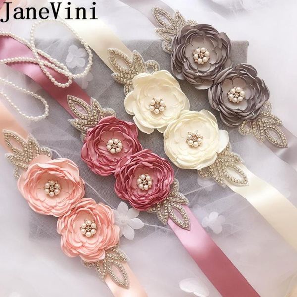 wedding sashes janevini elegant handmade flowers rhinestone belt on ribbon pearls crystal bridal satin sash for dress, White
wedding sashes janevini elegant handmade flowers rhinestone belt on ribbon pearls crystal bridal satin sash for dress, White
