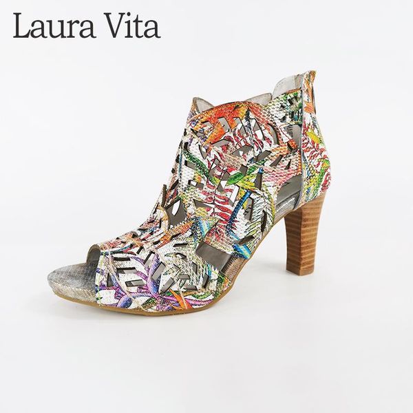 dress shoes laura vita stylish hollow peep toe buckle strap high heel sandals boots women woman block heels genuine leather, Black
dress shoes laura vita stylish hollow peep toe buckle strap high heel sandals boots women woman block heels genuine leather, Black