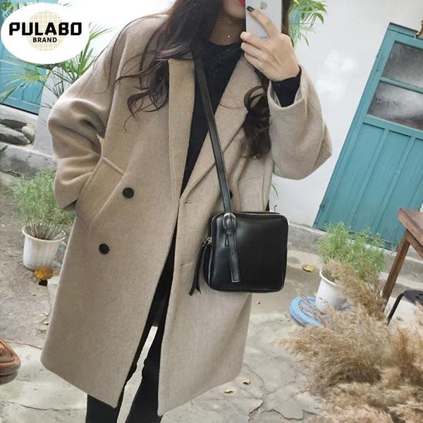 women's wool & blends women autumn woolen coat warm long sleeve turn-down collar outwear jacket ladies 2021 winter casual elegant overc, Black
women's wool & blends women autumn woolen coat warm long sleeve turn-down collar outwear jacket ladies 2021 winter casual elegant overc, Black