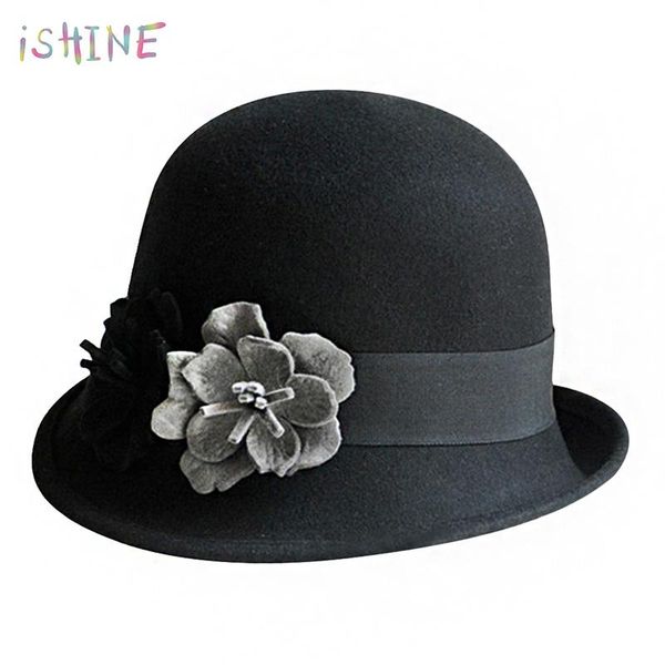 stingy brim hats fashion elegant solid women fedora hat vintage wool felt asymmetric style flowers british winter warm caps, Blue;gray
stingy brim hats fashion elegant solid women fedora hat vintage wool felt asymmetric style flowers british winter warm caps, Blue;gray