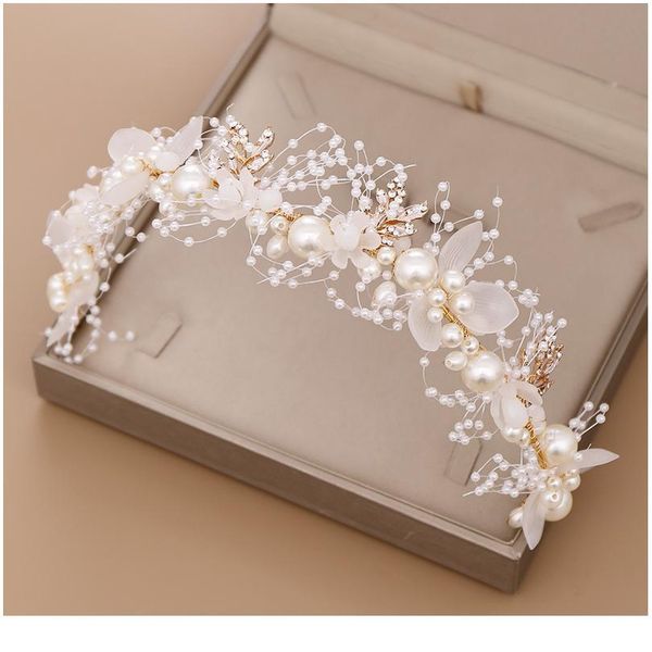 luxurious gold pearl rhinestone hair jewelry for women handmade tiara bridal hair bands wedding hair accessories gift he jlljby, Silver
luxurious gold pearl rhinestone hair jewelry for women handmade tiara bridal hair bands wedding hair accessories gift he jlljby, Silver