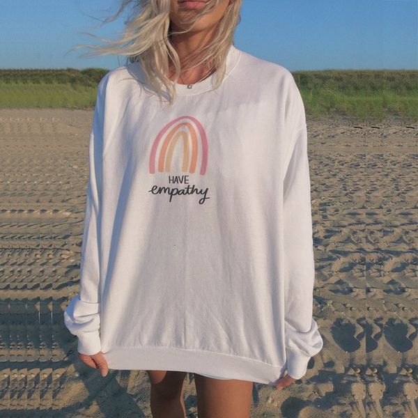 2021 white letter pattern print oversized crewneck sweatshirt women pullover french designer autumn hoodies teens clothes plus size 9gsj, Black
2021 white letter pattern print oversized crewneck sweatshirt women pullover french designer autumn hoodies teens clothes plus size 9gsj, Black