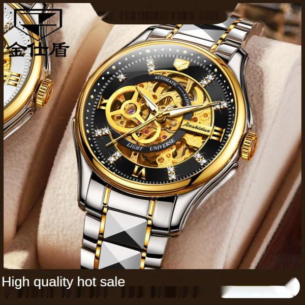 wristwatches men watch automatic mechanical waterproof skeleton noctilucent watches design men's gift, Slivery;brown
wristwatches men watch automatic mechanical waterproof skeleton noctilucent watches design men's gift, Slivery;brown