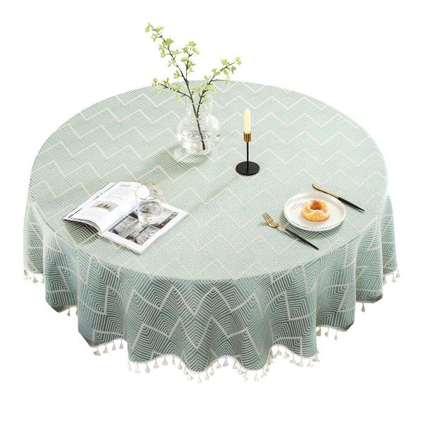 table cloth nordic washable round tablecloth dining room accessories geometry pattern simple cover dustproof large with tassels home decor
table cloth nordic washable round tablecloth dining room accessories geometry pattern simple cover dustproof large with tassels home decor
