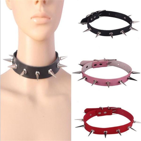 chokers 2pcs spike rivet choker belt collar women pu leather goth necklace for ladies party club chocker gothic jewelry gifts, Golden;silver
chokers 2pcs spike rivet choker belt collar women pu leather goth necklace for ladies party club chocker gothic jewelry gifts, Golden;silver