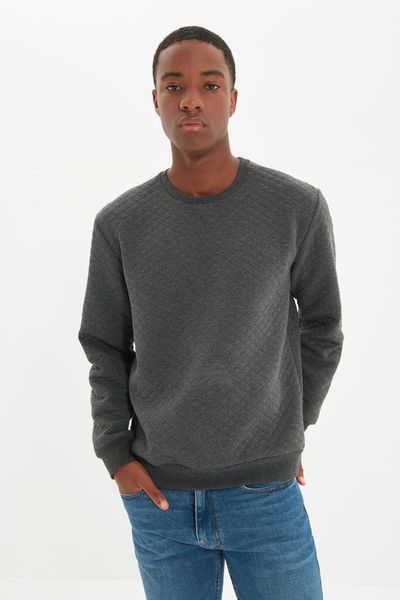 men's hoodies & sweatshirts trendyol men 's regular fit long sleeve cycling neck sweatshirt tmnaw22sw1021, Black
men's hoodies & sweatshirts trendyol men 's regular fit long sleeve cycling neck sweatshirt tmnaw22sw1021, Black