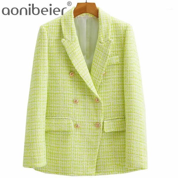 women's suits & blazers aonibeier 2021 autumn winter woolen woman casual metal double breasted flap pockets straight long jackets green, White;black
women's suits & blazers aonibeier 2021 autumn winter woolen woman casual metal double breasted flap pockets straight long jackets green, White;black