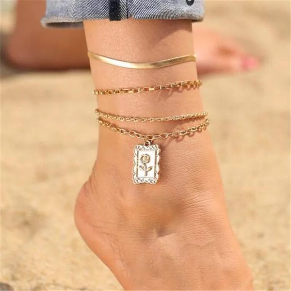 anklets multilayer simple link chain for women bohemian gold color flower leg ankle anklet bracelet beach jewelry, Red;blue
anklets multilayer simple link chain for women bohemian gold color flower leg ankle anklet bracelet beach jewelry, Red;blue