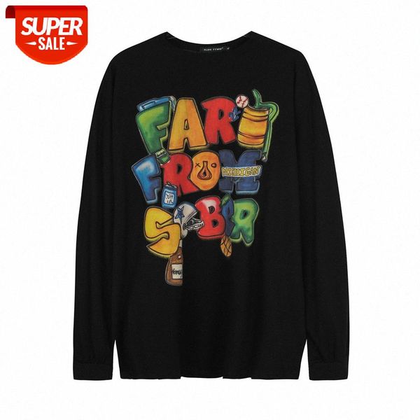 fun letter printing long-sleeved t-shirt men's loose round neck bottoming shirt #vc3w, White;black
fun letter printing long-sleeved t-shirt men's loose round neck bottoming shirt #vc3w, White;black