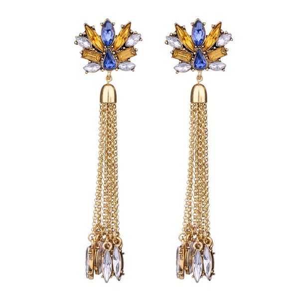 dangle & chandelier bulk price luxury golden tone alloy long tassel drop earrings colorful acrylic pierced women party jewelry, Silver
dangle & chandelier bulk price luxury golden tone alloy long tassel drop earrings colorful acrylic pierced women party jewelry, Silver