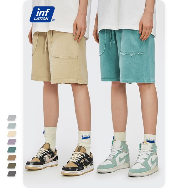 shorts inf men's fashion brand pure color simple personality cut loose casual versatile, White;black
shorts inf men's fashion brand pure color simple personality cut loose casual versatile, White;black