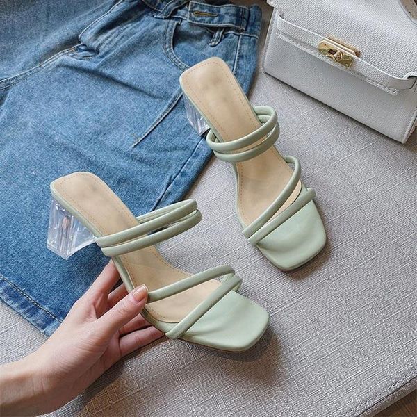 slippers women slides square toe high heels ladies fashion summer narrow band female sandals pu leather slip on woman pumps 2021, Black
slippers women slides square toe high heels ladies fashion summer narrow band female sandals pu leather slip on woman pumps 2021, Black