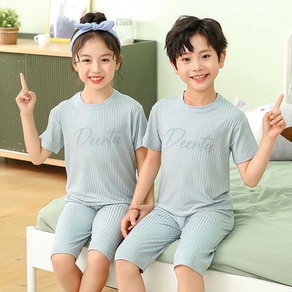 pajamas summer blue cotton shorts sleepwear sets children short sleeve t-shirt kids boy girl home wear suits, Blue;red
pajamas summer blue cotton shorts sleepwear sets children short sleeve t-shirt kids boy girl home wear suits, Blue;red