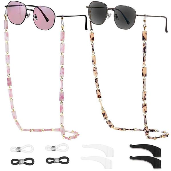 chokers 2-piece set of resin glasses chain retro tortoiseshell mask anti loss sunglasses fashion accessories, Golden;silver
chokers 2-piece set of resin glasses chain retro tortoiseshell mask anti loss sunglasses fashion accessories, Golden;silver