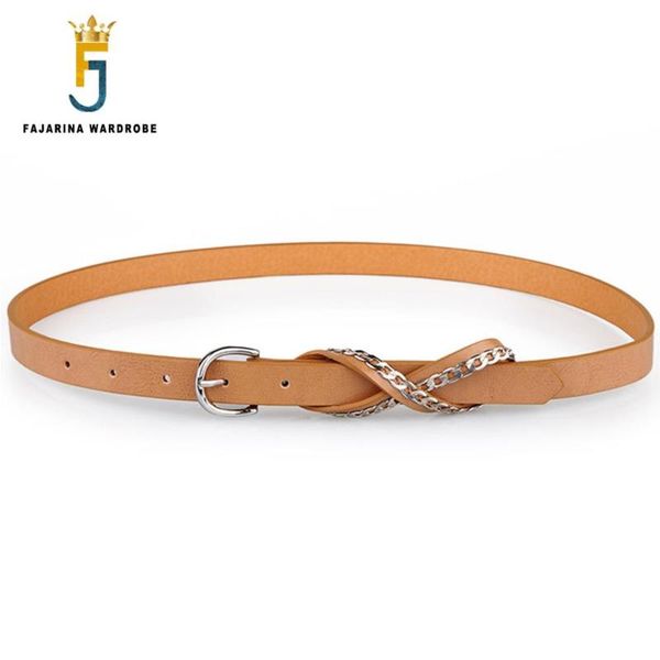 belts fajarina quality fine leisure pu leather belt decorative metal chain ladies buckle dress 1.9cm width for women ldfj057, Black;brown
belts fajarina quality fine leisure pu leather belt decorative metal chain ladies buckle dress 1.9cm width for women ldfj057, Black;brown