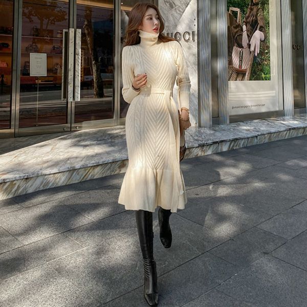 casual dresses dressed in elegant women's knitted or crocheted, autumn and winter fashion, solid color, thin turtleneck sweater with fi, Black;gray
casual dresses dressed in elegant women's knitted or crocheted, autumn and winter fashion, solid color, thin turtleneck sweater with fi, Black;gray
