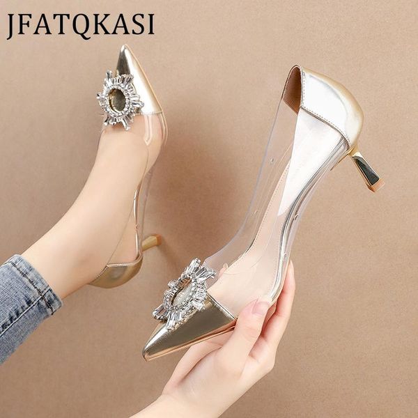 dress shoes women high heels autumn single shine rhinestones party woman pumps fashion brand buckle transparent pu leather ladies shoe, Black
dress shoes women high heels autumn single shine rhinestones party woman pumps fashion brand buckle transparent pu leather ladies shoe, Black