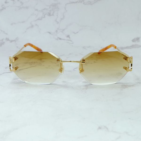 luxury rimless sunglasses men fashion vintage women sun glasses diamond cut wire designer sun shades retro shades eyewear, White;black
luxury rimless sunglasses men fashion vintage women sun glasses diamond cut wire designer sun shades retro shades eyewear, White;black