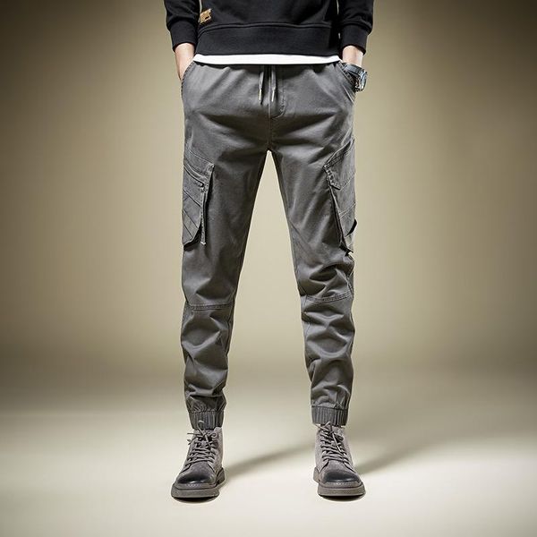 men's pants autumn baggy men cargo tactical elastic waist black army jogging male trousers clothing pockets with zipper 2021
men's pants autumn baggy men cargo tactical elastic waist black army jogging male trousers clothing pockets with zipper 2021