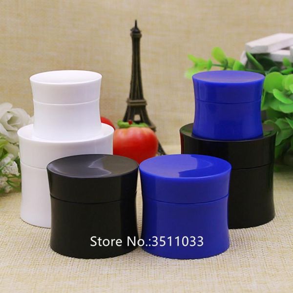 storage bottles & jars 30pcs plastic slim waist cream jar empty round white blue black cosmetic container bottle small big 15g 30g 50g
storage bottles & jars 30pcs plastic slim waist cream jar empty round white blue black cosmetic container bottle small big 15g 30g 50g