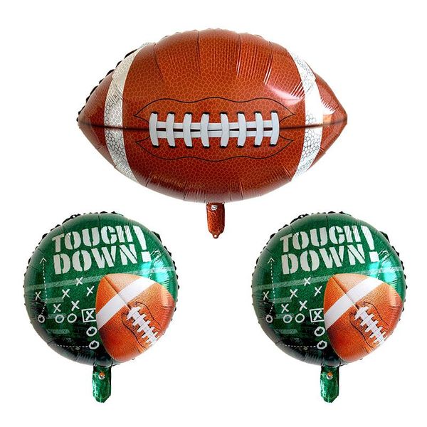 1pcs 69*63cm 18inch rugbyball foil balloons helium balloon rugbyball rugby theme party sports meet boy birthday decorations
1pcs 69*63cm 18inch rugbyball foil balloons helium balloon rugbyball rugby theme party sports meet boy birthday decorations