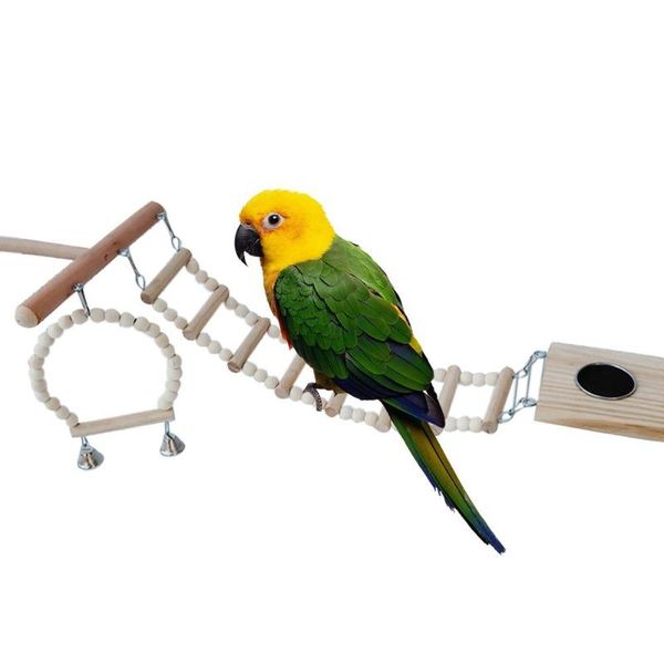 other bird supplies 4pcs pet parrot hamster wood bell swing perch board ladder hanging chew toy toys
other bird supplies 4pcs pet parrot hamster wood bell swing perch board ladder hanging chew toy toys