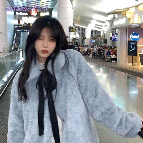 women's fur & faux korean eco-friendly jackets for women lamb wool loose sweet bow coats 2021 winter thick coat female, Black
women's fur & faux korean eco-friendly jackets for women lamb wool loose sweet bow coats 2021 winter thick coat female, Black