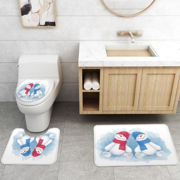bath accessory set 3pcs/set flannel christmas dwarf print decorative mat 45*75cm bathroom floor pad
bath accessory set 3pcs/set flannel christmas dwarf print decorative mat 45*75cm bathroom floor pad