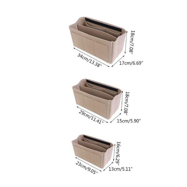 cosmetic bags & cases multifunction handbag organizer felt fabric bag purse insert storage pouch case 20ca
cosmetic bags & cases multifunction handbag organizer felt fabric bag purse insert storage pouch case 20ca