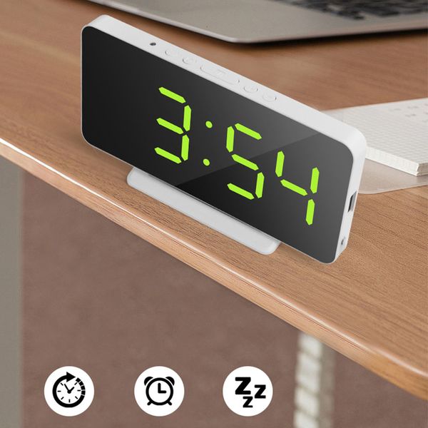 2021 new large screen clock, usb digital led date and temperature display mirror alarm clock 1pfd
2021 new large screen clock, usb digital led date and temperature display mirror alarm clock 1pfd