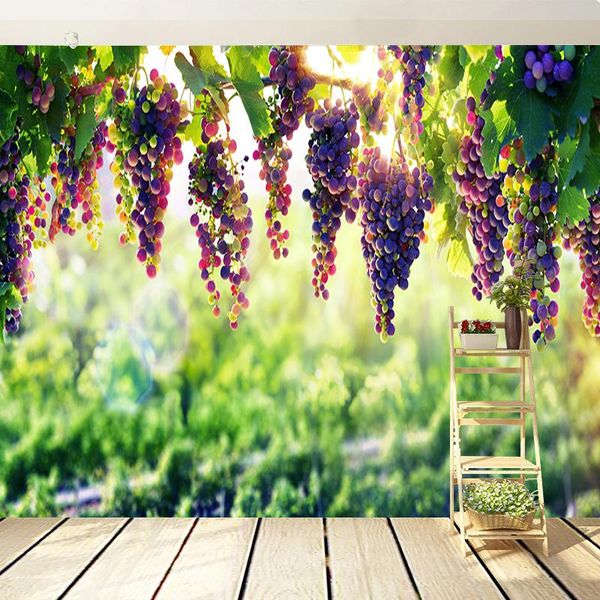 wallpapers custom 3d wallpaper sticker idyllic purple grape fruit leaves mural living room tv sofa background wall home decor cloth
wallpapers custom 3d wallpaper sticker idyllic purple grape fruit leaves mural living room tv sofa background wall home decor cloth