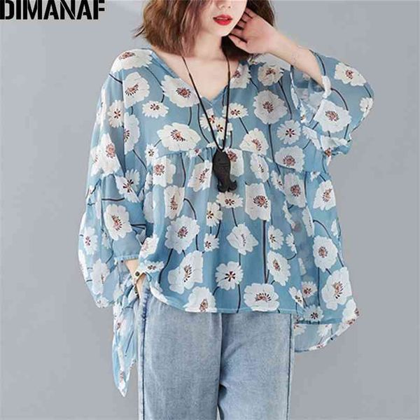 dimanaf plus size women blouse shirts chiffon summer beach casual lady tunic print floral loose clothing long sleeve 5xl 210719, White
dimanaf plus size women blouse shirts chiffon summer beach casual lady tunic print floral loose clothing long sleeve 5xl 210719, White