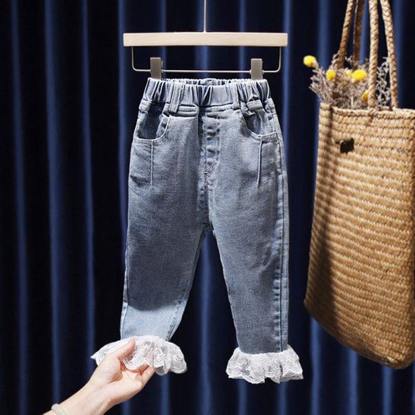 baby girl casual pants jeans spring autumn summer kids denim pant children lace trousers clothing, Blue
baby girl casual pants jeans spring autumn summer kids denim pant children lace trousers clothing, Blue