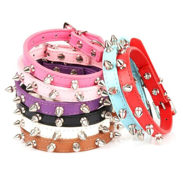 dog collars & leashes small dogs spiked rivet puppy necklace for pets cats collar accessories supplies perro collier chien
dog collars & leashes small dogs spiked rivet puppy necklace for pets cats collar accessories supplies perro collier chien