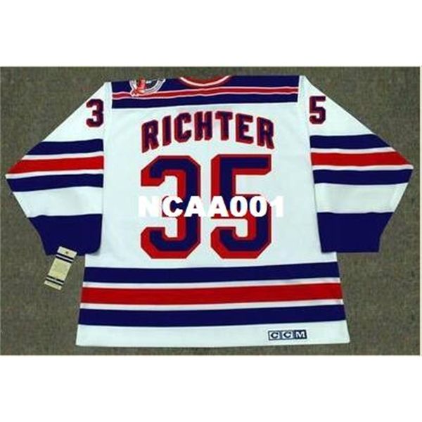 001s #35 mike richter new york rangers 1994 ccm vintage home hockey jersey or custom any name or number retro jersey, Black
001s #35 mike richter new york rangers 1994 ccm vintage home hockey jersey or custom any name or number retro jersey, Black