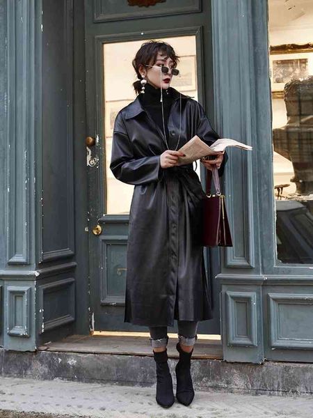 women's leather & faux instyles fake gothic long leather parka winter coat women's jackets plutonium single jacket breasted clothe, Black
women's leather & faux instyles fake gothic long leather parka winter coat women's jackets plutonium single jacket breasted clothe, Black