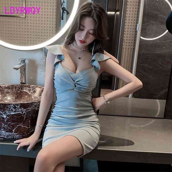 ldyrwqy nightclub women's low-cut night waist slim dress office lady polyester knee-length 210603, Black;gray
ldyrwqy nightclub women's low-cut night waist slim dress office lady polyester knee-length 210603, Black;gray