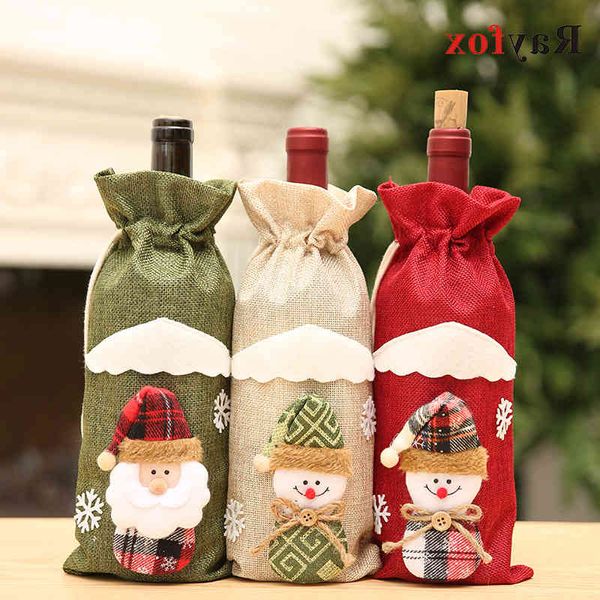 christmas decoration for home bottle wrap cristmas santa claus winebottle protective cover merry wholesale
christmas decoration for home bottle wrap cristmas santa claus winebottle protective cover merry wholesale