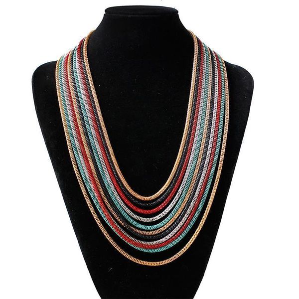 new colorful elastic women necklace fashion multi-layer sweater chains pendant jewelry long femlae charm necklace fashion, Silver
new colorful elastic women necklace fashion multi-layer sweater chains pendant jewelry long femlae charm necklace fashion, Silver