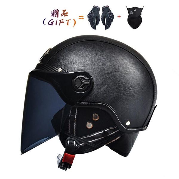 motorcycle helmets 2021 helmet open face half leather retro motocross moto dot helm vintage motorbike with inner sun visor
motorcycle helmets 2021 helmet open face half leather retro motocross moto dot helm vintage motorbike with inner sun visor