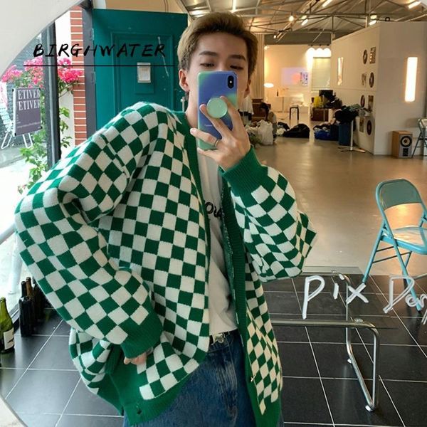 men's sweaters couple knitted sweater cardigan british style fall trend brand fashion plaid coat men, White;black
men's sweaters couple knitted sweater cardigan british style fall trend brand fashion plaid coat men, White;black