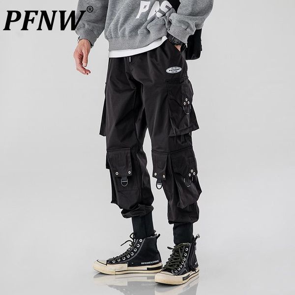 men's pants pfnw 2021 autumn cargo high street fashion functional safari style hip hop pockets overalls ins trousers 12x0273, Black
men's pants pfnw 2021 autumn cargo high street fashion functional safari style hip hop pockets overalls ins trousers 12x0273, Black