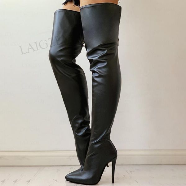boots women over knee thin heels thigh high ladies back ziper botas mujer party prom shoes woman size 39 43 47, Black
boots women over knee thin heels thigh high ladies back ziper botas mujer party prom shoes woman size 39 43 47, Black