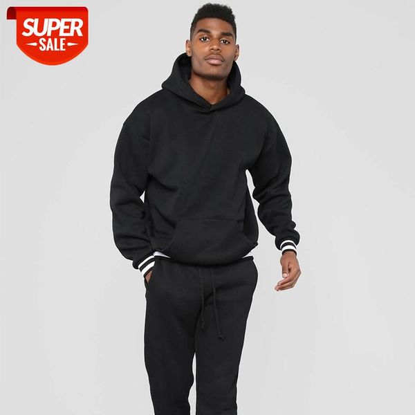 new men's hoodie set cotton loose long sleeve pullover pure color casual pants set 2-piece fashion hoodie men #pt9l, Gray
new men's hoodie set cotton loose long sleeve pullover pure color casual pants set 2-piece fashion hoodie men #pt9l, Gray