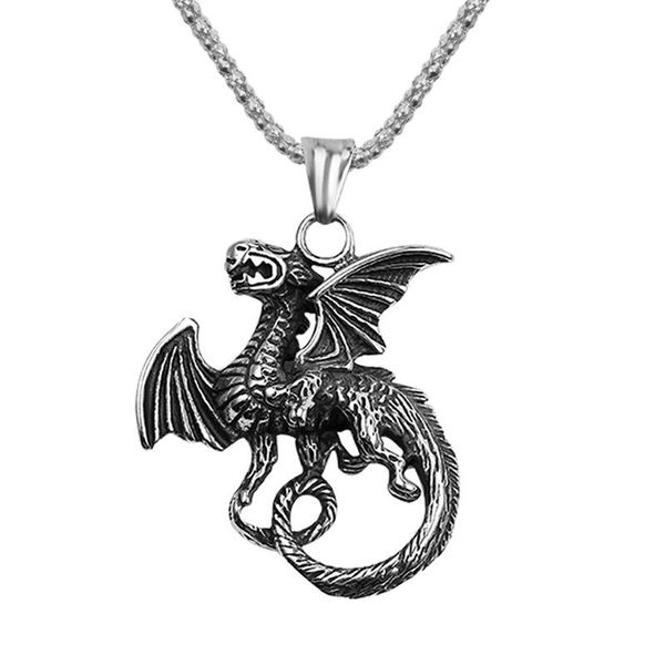 pendant necklaces retro punk style creative magic pterodactyl mythical short and long ladies men's necklace gifts jewelry collars, Silver
pendant necklaces retro punk style creative magic pterodactyl mythical short and long ladies men's necklace gifts jewelry collars, Silver